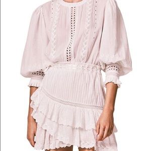 Love Shack Fancy Pink Dress Lorelei Small